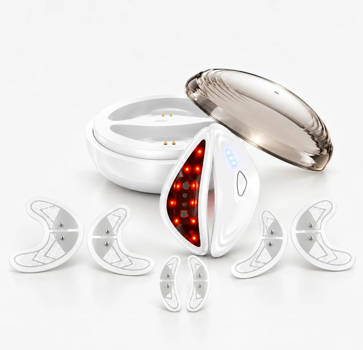 Masseur yeux anti-cernes LED et EMS